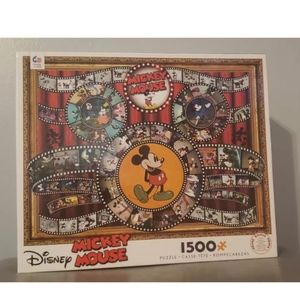 Ceaco Disney Mickey Mouse Puzzle With Poster Collectors Edition Limited